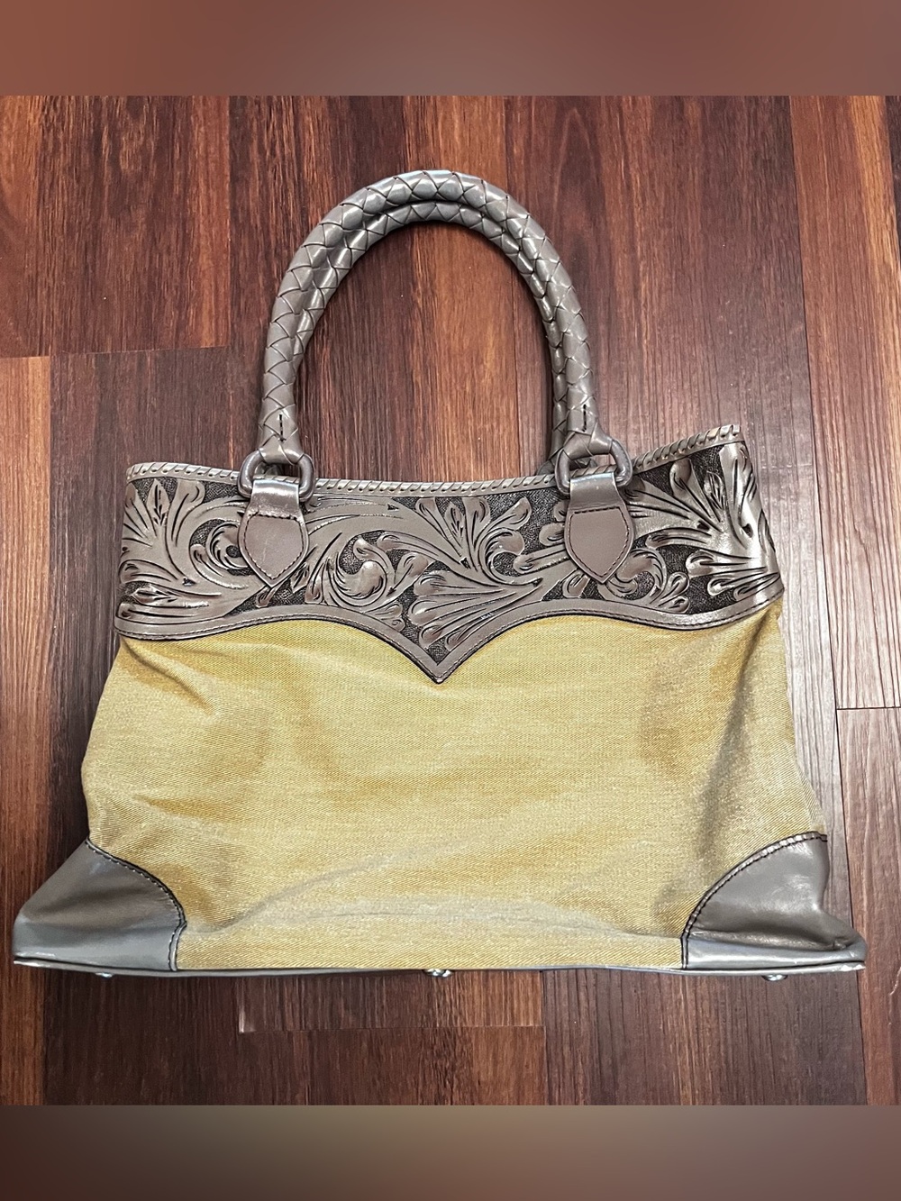 ORIGENES David Luna Purse Western Denim Tote